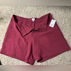 NWT - A New Day - Dark Red Women's Shorts - 12